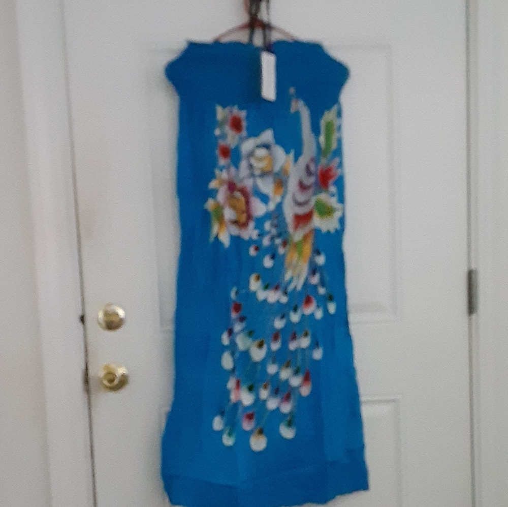 Blue Peacock sundress
